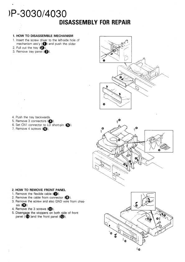 Сервисная инструкция Kenwood DP-3030, DP-4030