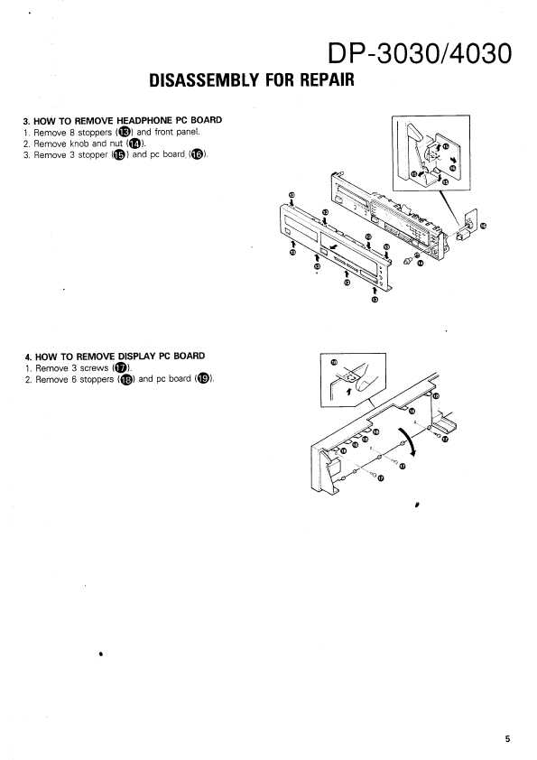 Сервисная инструкция Kenwood DP-3030, DP-4030