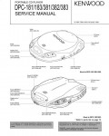 Сервисная инструкция Kenwood DPC-181, DPC-183, DPC-381, DPC-382, DPC-383