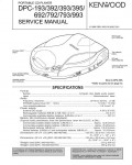 Сервисная инструкция Kenwood DPC-193, DPC-392, DPC-393, DPC-395, DPC-692, DPC-792, DPC-793, DPC-993