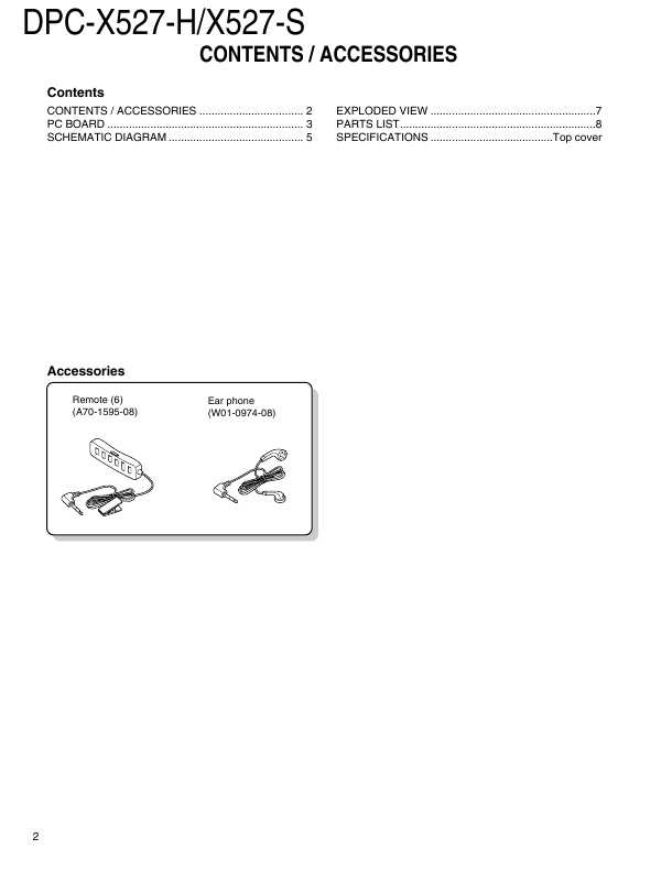 Сервисная инструкция Kenwood DPC-X527