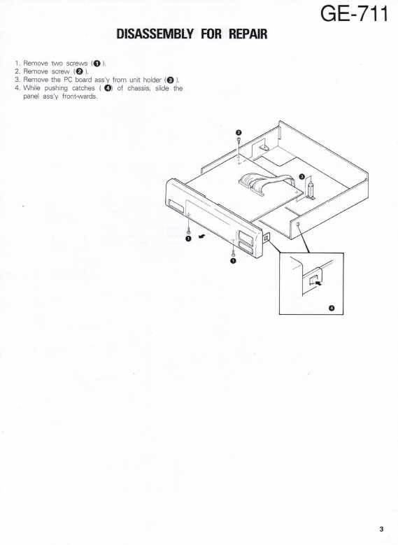 Сервисная инструкция KENWOOD GE-711