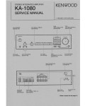 Сервисная инструкция Kenwood KA-1080