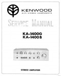 Сервисная инструкция KENWOOD KA-1400B, 1400G
