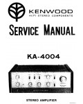 Сервисная инструкция KENWOOD KA-4004
