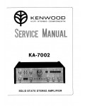 Сервисная инструкция Kenwood KA-7002
