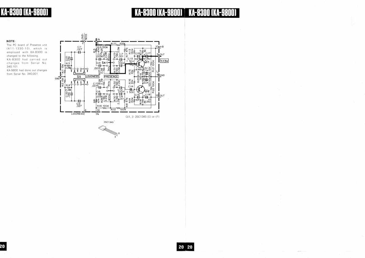 Сервисная инструкция Kenwood KA-8300, KA-9800 (sch)