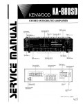 Сервисная инструкция Kenwood KA-880SD