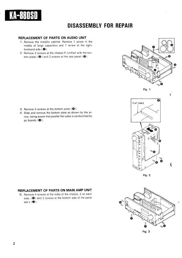 Сервисная инструкция Kenwood KA-880SD