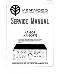 Сервисная инструкция Kenwood KA-907, KA-9077