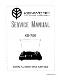 Сервисная инструкция KENWOOD KD-750