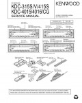 Сервисная инструкция Kenwood KDC-315S, KDC-415S, KDC-4015, KDC-4016