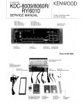 Сервисная инструкция Kenwood KDC-6010, KDC-8009, KDC-8060R