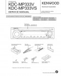 Сервисная инструкция Kenwood KDC-MP333V