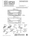 Сервисная инструкция Kenwood KDC-MP925, KDC-W8027