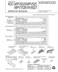 Сервисная инструкция Kenwood KDC-MPV5025, KDC-MPV525, KDC-MPV7026, KDC-WV6027