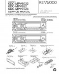 Сервисная инструкция Kenwood KDC-MPV6022, KDC-MPV-622, KDC-MPV7023