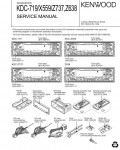 Сервисная инструкция Kenwood KDC-X559, KDC-719, Z638, Z737