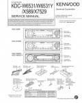 Сервисная инструкция Kenwood KDC-X589, KDC-X7529, KDC-W6531