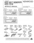 Сервисная инструкция Kenwood KDC-X617, KDC-6090, KDC-7018