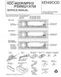 Сервисная инструкция Kenwood KDC-X759, KDC-9020R, KDC-MP919, KDC-PSW9521