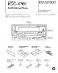 Сервисная инструкция Kenwood KDC-X769