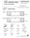 Сервисная инструкция Kenwood KDC-X891, KDC-X8006U