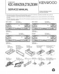 Сервисная инструкция Kenwood KDC-X959, Z738, Z838W, Z939