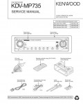 Сервисная инструкция Kenwood KDV-MP735