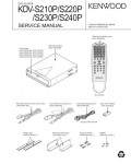 Сервисная инструкция Kenwood KDV-S210P, KDV-S220P, KDV-S230P, KDV-S240P