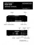 Сервисная инструкция Kenwood KM-106