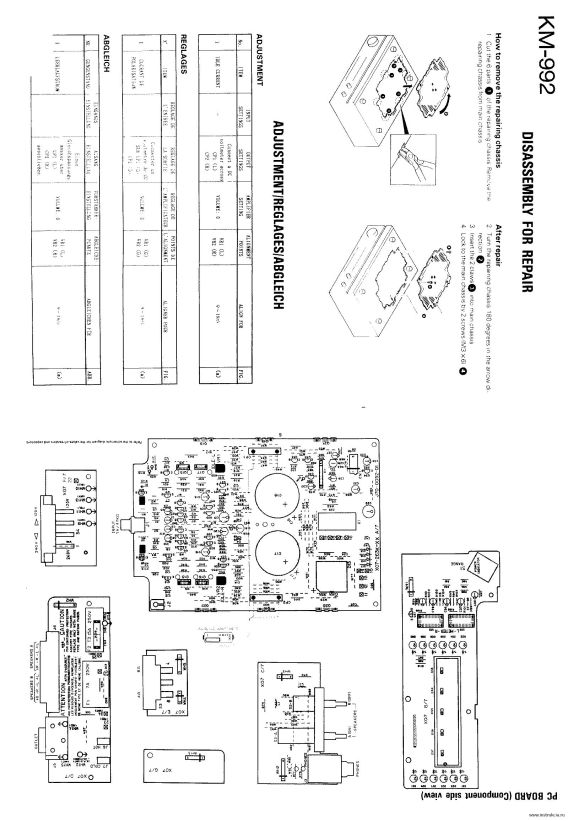 Сервисная инструкция KENWOOD KM-992