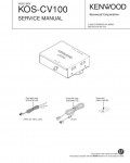 Сервисная инструкция Kenwood KOS-CV100