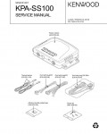 Сервисная инструкция Kenwood KPA-SS100