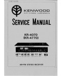 Сервисная инструкция Kenwood KR-4070, KR-4770