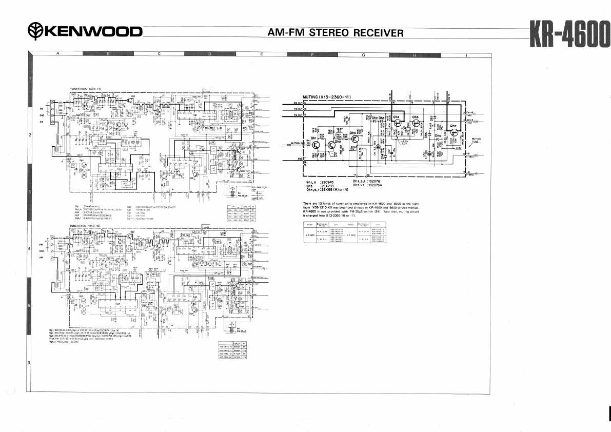 Сервисная инструкция Kenwood KR-4600 (sch)