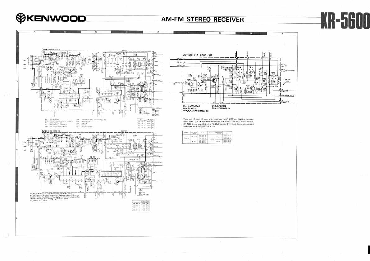 Сервисная инструкция Kenwood KR-5600 (sch)