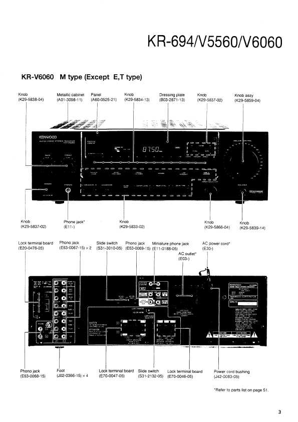 Сервисная инструкция Kenwood KR-694, KR-V5560, KR-V6060