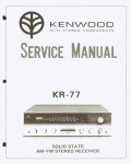 Сервисная инструкция Kenwood KR-77