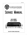 Сервисная инструкция Kenwood KR-9060, KR-9600