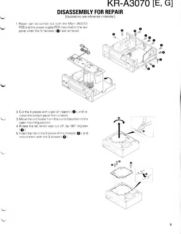 Сервисная инструкция Kenwood KR-A3070