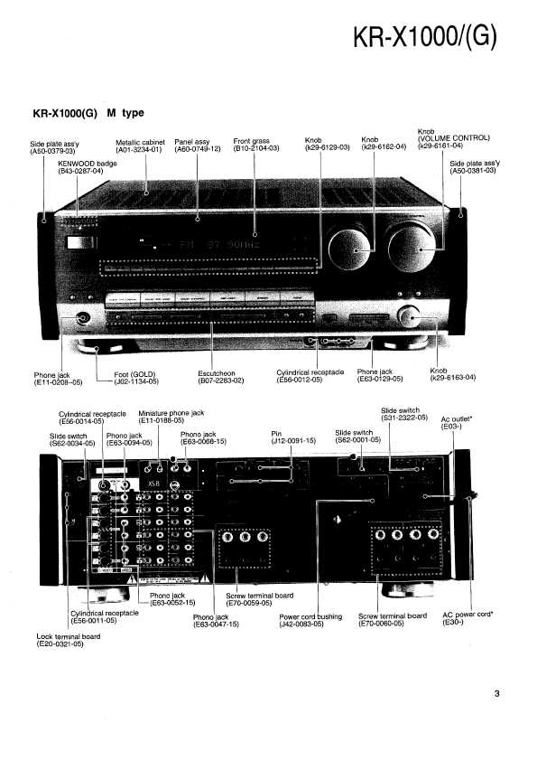 Сервисная инструкция Kenwood KR-X1000G