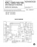 Сервисная инструкция Kenwood KRC-165, KRC-189