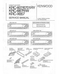 Сервисная инструкция Kenwood KRC-607, KRC-6701RY, KRC-687R, KRC-X657