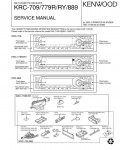 Сервисная инструкция Kenwood KRC-709, KRC-779R, KRC-889