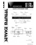 Сервисная инструкция KENWOOD KT-770, 770L