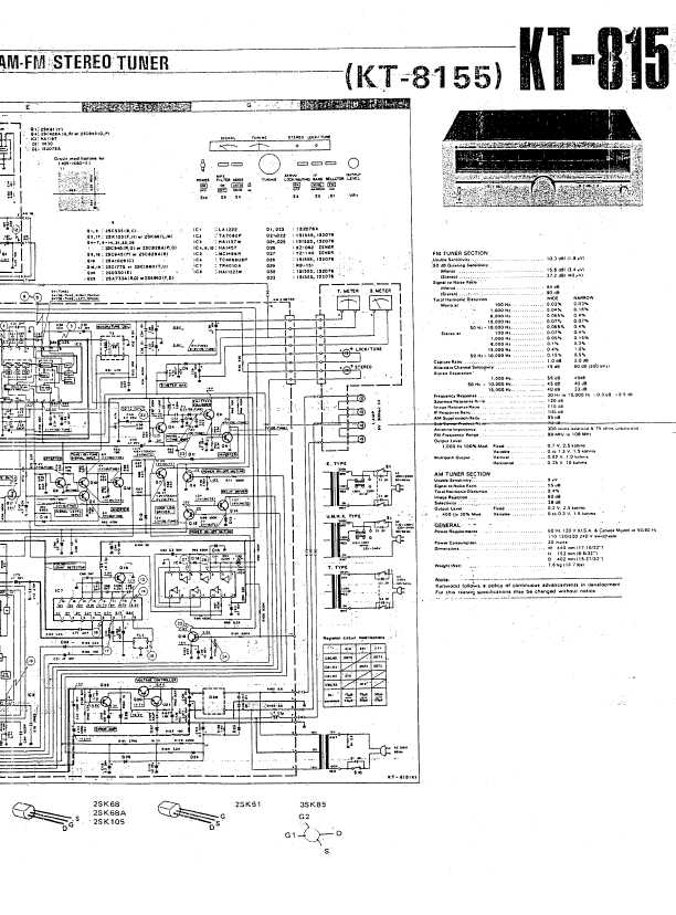 Сервисная инструкция Kenwood KT-815, KT-8155