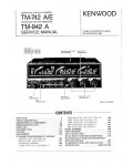 Сервисная инструкция KENWOOD TM-742A, E, TM-942A