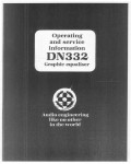Сервисная инструкция Klark-Teknik DN-332