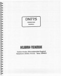 Сервисная инструкция Klark-Teknik DN-773